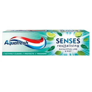 AQUAFRESH Senses Revitalising pasta do zębów Eucalyptus 75ml - Pasty do zębów - miniaturka - grafika 1