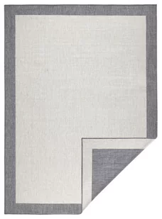Miloo Home Dywan zewnętrzny dwustronny Panama 160x230 cm Miloo Home biało-szary ML7839 - Dywany zewnętrzne - miniaturka - grafika 1