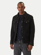 Kurtki męskie - Milestone Kurtka skórzana Valerio 612205 60790 Czarny Slim Fit - miniaturka - grafika 1