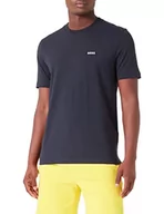 Koszulki męskie - BOSS T-shirt męski, Dark Blue405, S - miniaturka - grafika 1
