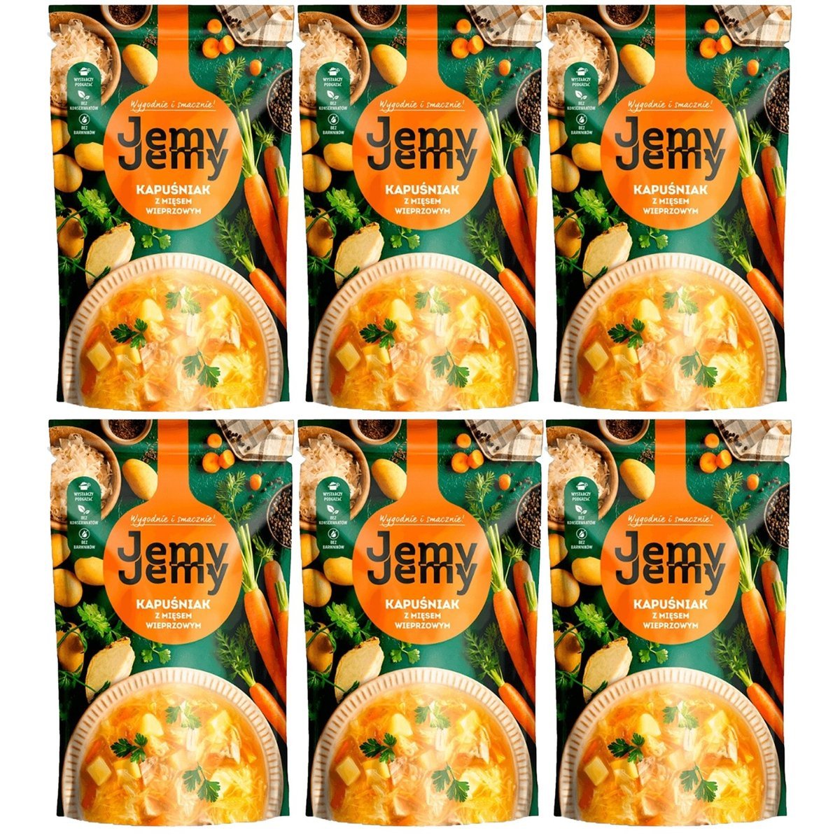 JemyJemy Kapuśniak z mięsem wieprzowym 450 g x 6 sztuk