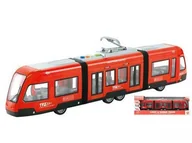 Pociągi dla dzieci - Jeżdżący Pociąg Tramwaj Metro Światło Dźwięk Czerwony - miniaturka - grafika 1