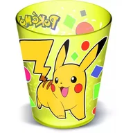 Zabawy w naśladowanie dorosłych - POKEMON: żółty plastikowy kubek - 285 ml - miniaturka - grafika 1