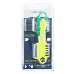 VITAMMY VITAMMY Fino Zestaw 2 grzebieni na wszy i gnidy pear spring green - Inne akcesoria do pielęgnacji dzieci - miniaturka - grafika 2