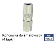 Pozostałe wyposażenie warsztatu - Adler 0219.3 końcówka do smarownicy AD-451 - miniaturka - grafika 1