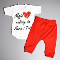 Body - Moje serce należy do mamy i taty - komplet - miniaturka - grafika 1