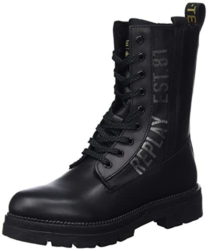 REPLAY Damskie buty Pamela Gore półdługie kozaki, 003BLACK, 35 EU