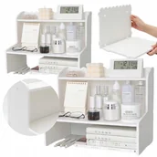 Przyborniki na biurko - ORGANIZER NA BIURKO SZAFKA PRZYBORNIK PLASTIKOWY PRZECHOWYWANIE ORGANIZACJA - miniaturka - grafika 1