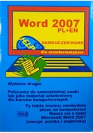 Aplikacje biurowe - Word 2007 PL EN Samouczek kurs dla nieinformatyków - miniaturka - grafika 1