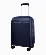 Walizki - PUCCINI Kabinowa granatowa walizka z policarbonu - miniaturka - grafika 1