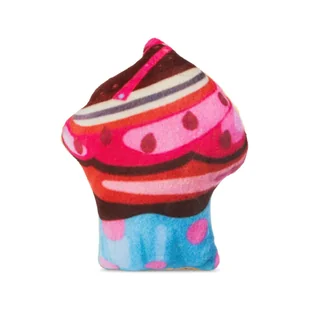 Zabawka, dla psa, babeczka czekoladowa, pluszowa, 13 cm - Zabawki dla psów - miniaturka - grafika 1