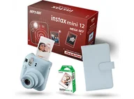 Aparaty natychmiastowe - FUJIFILM Instax mini 12 Mega Set ( Album + wkłady) niebieski - miniaturka - grafika 1