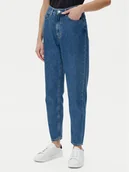 Spodnie damskie - BOSS Jeansy Ruth 50529972 Niebieski Mom Fit - miniaturka - grafika 1