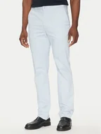 Spodnie męskie - Tommy Hilfiger Chinosy Deton MW0MW37873 Błękitny Slim Fit - miniaturka - grafika 1