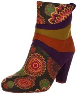 Botki damskie - Desigual Damskie buty SHOE_ANKLE BOOT GALICIA Fashion półbuty i botki, pomarańczowa - Orange Naranja Tierra 7015-40 EU - miniaturka - grafika 1