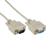 Kable komputerowe i do monitorów - InLine 35er Bulk-Pack InLine® Serial Cable molded DB9 male to female 1:1 grey 3m - miniaturka - grafika 1
