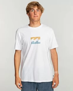BILLABONG Podstawowa koszulka męska biała S - Koszulki męskie - miniaturka - grafika 1