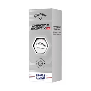 Piłki golfowe CALLAWAY CHROME SOFT X LS - Triple Track (3 szt.) - Golf - miniaturka - grafika 1