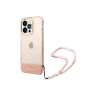 Etui i futerały do telefonów - Etui Guess Camera Outline Translucent na Apple iPhone 14 Pro Max GUHCP14XHGCOHP Różowy - miniaturka - grafika 1