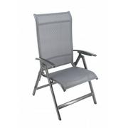 Fotele i krzesła ogrodowe - YELMO alu - aluminiowe odchylane krzesło ogrodowe - miniaturka - grafika 1