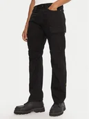 Spodnie męskie - G-Star Raw Spodnie materiałowe Contor 3D D27049-D491 Czarny Regular Fit - miniaturka - grafika 1
