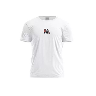 Koszulki męskie - Bona Basics, Druk cyfrowy, męska koszulka podstawowa,%100 bawełna, biała, na co dzień, męskie topy, rozmiar: XL, biały, XL - grafika 1