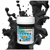 Dodatki do ciast w proszku - BARWNIK SPOŻYWCZY W ŻELU CZARNY SUPER MOCNY DO DEKORACJI DO TORTU MASY 35g - miniaturka - grafika 1