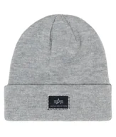 Czapki damskie - Czapka zimowa ALPHA INDUSTRIES X-FIT szara (grey heather) 168905 17 - miniaturka - grafika 1