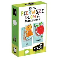 Zabawki interaktywne dla dzieci - Zabawka edukacyjna HEADU Montessori Pierwsze słowa 53146 - miniaturka - grafika 1