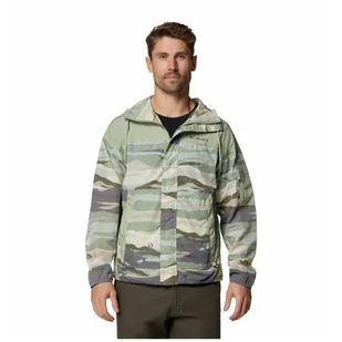 Męska wiatrówka Columbia Challenger™ II Novelty Windbreaker Rozmiar: XL / Kolor: zielony - Kurtki męskie - miniaturka - grafika 1
