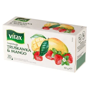 Vitax HERBATA INSPIRATIONS TRUSKAWKA&MANGO 20 TOREBEK - Herbata - miniaturka - grafika 1
