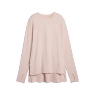 Koszulki sportowe damskie - Damska koszulka oversize MODEST PUMA Rose Quartz Pink - miniaturka - grafika 1