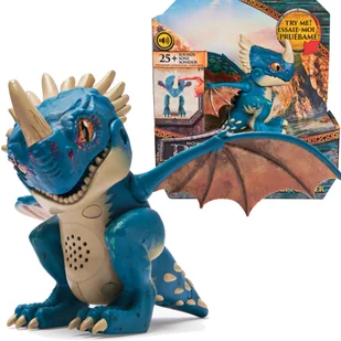 Jak wytresować smoka Deadly Nadder Interaktywna figurka Roaring Minis 25+ dźwięków - Figurki dla dzieci - miniaturka - grafika 1