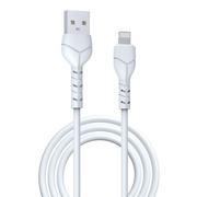 Kable USB - Devia Kabel Kintone USB - Lightning 1,0 m 2,1A biały - miniaturka - grafika 1