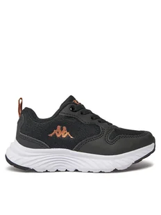 Kappa Sneakersy Dalvis El Kid 34138XW Czarny - Buty dla chłopców - miniaturka - grafika 1