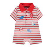 Śpiochy dla niemowląt - Dzieciecym rampers, czerwony, rozmiar 56 - miniaturka - grafika 1