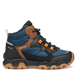 Trekkingi Geox J Magnetar B Abx J463ZC 050FU C0948 S Granatowy - Buty trekkingowe dziecięce - miniaturka - grafika 1