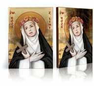 Ikony i obrazy sakralne - Ikona religijna Święta Róża z Limy - miniaturka - grafika 1