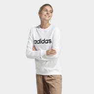 Bluzy sportowe damskie - Essentials Linear French Terry Sweatshirt - miniaturka - grafika 1