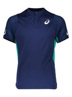 Koszulki sportowe męskie - asics Koszulka sportowa w kolorze niebiesko-miętowym - miniaturka - grafika 1