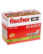 Akcesoria do elektronarzędzi - Fischer Fischer Universal dowel UX 6x35 R 50 50pcs (77889) - miniaturka - grafika 1