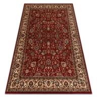 Dywany - Dywan wełniany KASHQAI 4362 302 ornament bordo / beż czerwony 135x200 cm - miniaturka - grafika 1