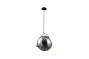 Lampy sufitowe - Azzardo Lampa wisząca Rufus styl designerski szkło przydymione srebrny czarny AZ3174 - miniaturka - grafika 1