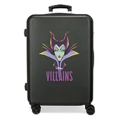 Walizki - Disney Villains Malefica Walizka średniej wielkości Czarny 46x65x23 cms Sztywne zapięcie z boku 56L 3 kg 4 koła Podwójne, czarny, Talla única, średnia walizka - miniaturka - grafika 1