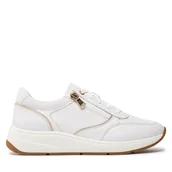 Sneakersy damskie - Sneakersy Geox D Cristael D45MXE 00085 C1000 Biały - miniaturka - grafika 1