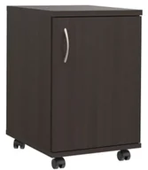 Szafki biurowe - Elior Kontenerek biurowy z drzwiczkami wenge S0-W24 - miniaturka - grafika 1