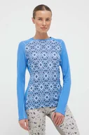 Bielizna sportowa damska - Helly Hansen longsleeve funkcyjny Lifa Merino Midweight - miniaturka - grafika 1