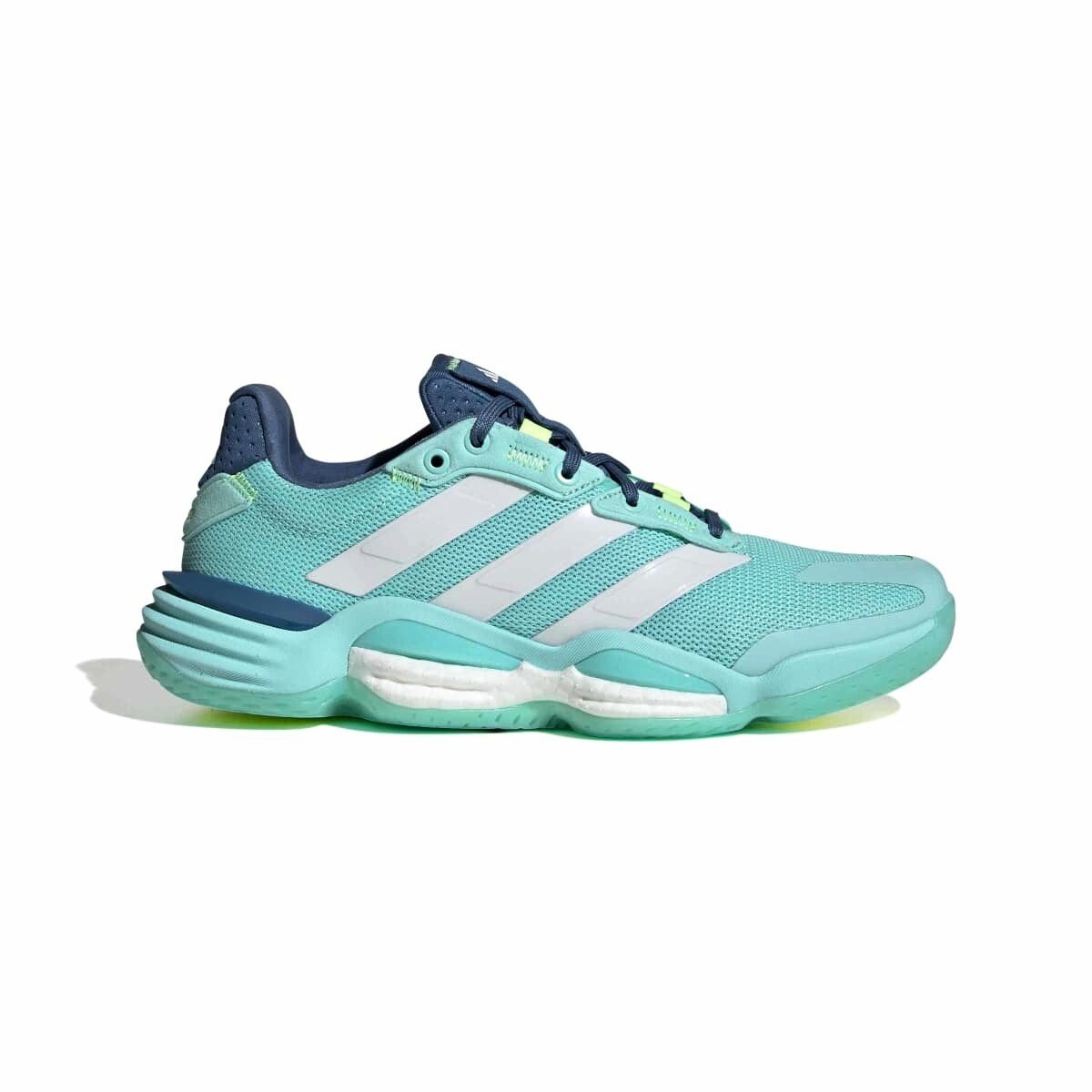 Damskie buty gimnastyczne adidas Stabil 16 Indoor Shoes Flash Aqua/Ftwr White/Dusky Ink EUR 41 1/3