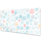 Podkładki na biurko - Mata ochronna na biurko Pastelowe kropki 90x45 cm - miniaturka - grafika 1