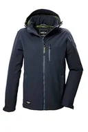 Kurtki męskie - G.I.G.A. DX Męska kurtka softshellowa/kurtka outdoorowa z odpinanym kapturem GW 29 MN SFTSHLL JCKT, ciemna stalowo-niebieska, L, 41866-000 - miniaturka - grafika 1